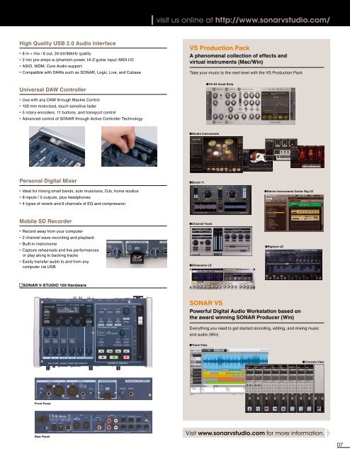 Computer Music product Guide 09 Vol.2 - Roland