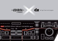 motion dive .tokyo console - Roland