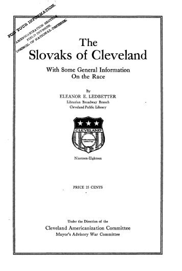 Slovaks of Cleveland