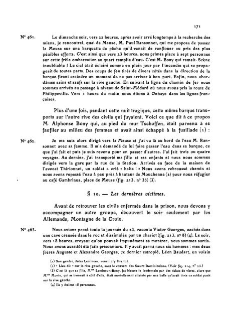 documents pour servir a l'histoire