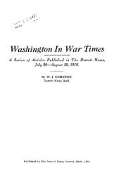 Washington In War Times