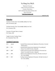 Résumé/CV (PDF) - College of Liberal Arts and Education ...