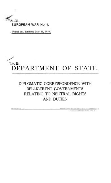 DEPARTMENT OF STATE.
