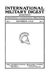 International military digest, quarterly