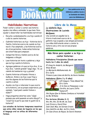 Libro de la Mesa Habilidades Narrativas - Idaho Commission for ...