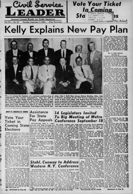 XiEAPER. Kelly Explains New Pay Plan - University at Albany ...