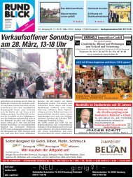 Verkaufsoffener Sonntag am 28. März, 13-18 Uhr