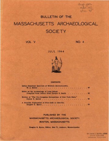 The Pre-Iroquoian Occupations of New York State, 5(4)