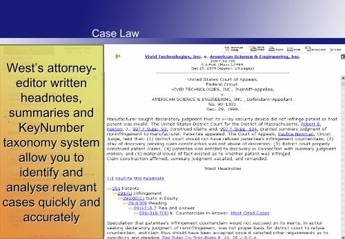 Researching with Westlaw - Library