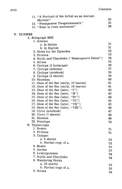 James Joyce's Manuscripts and Letters - University at Buffalo Libraries