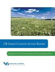 UB Green Climate Action Report - University at Buffalo Libraries