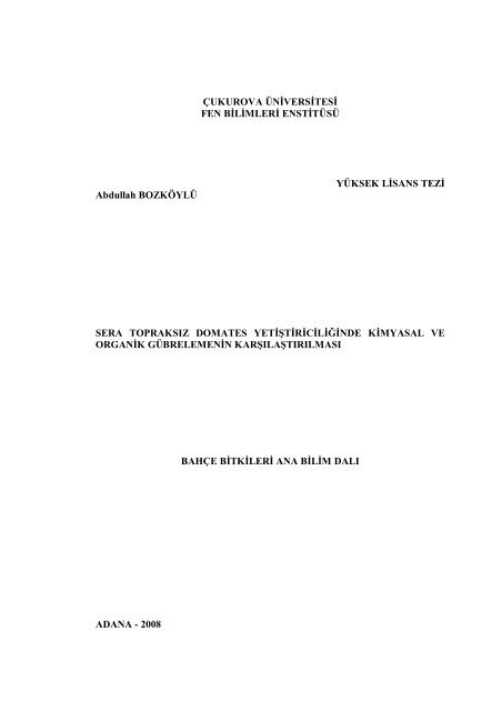 Ziraat Fakultesi Arastirma Ve Uygulama Ciftligi