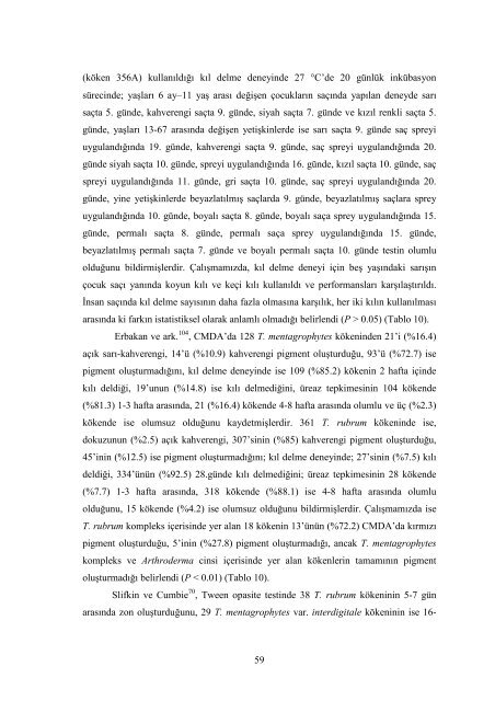 Mentagrophytes - Çukurova Üniversitesi