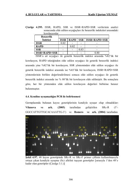 ÇUKUROVA ÜNİVERSİTESİ FEN BİLİMLERİ ENSTİTÜSÜ ...