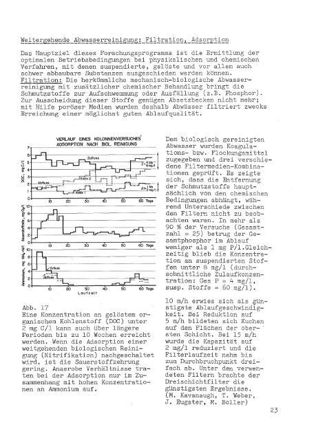 IIIMIJahresbericht 1974 - Eawag-Empa Library