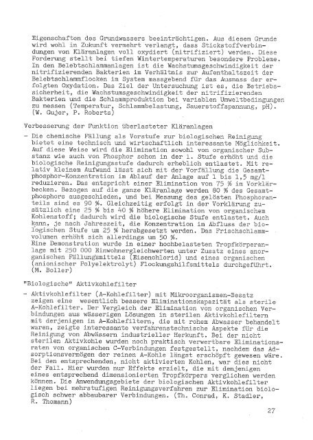 IIIMIJahresbericht 1974 - Eawag-Empa Library