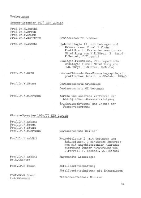 IIIMIJahresbericht 1974 - Eawag-Empa Library