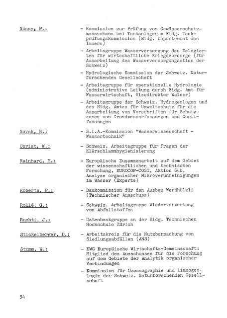 IIIMIJahresbericht 1974 - Eawag-Empa Library