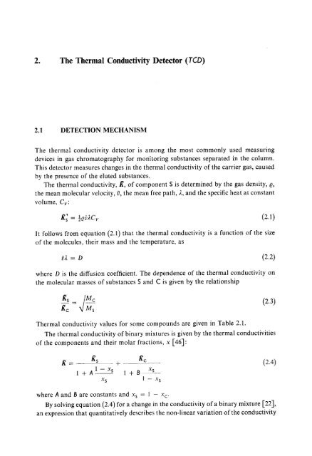 2. The Thermal Conductivity Detector (TCD) - Eawag-Empa Library