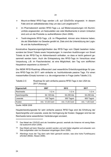 Texte 27/2009: Einfluss von RFID-Tags auf die Abfallentsorgung ...