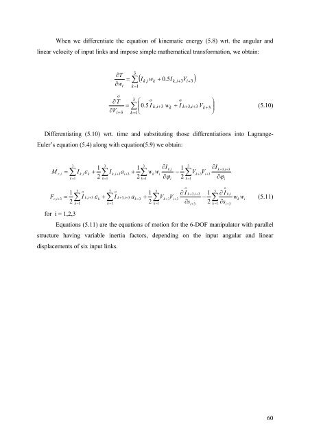 Kinematic and Dynamic Analysis of Spatial Six Degree of Freedom ...