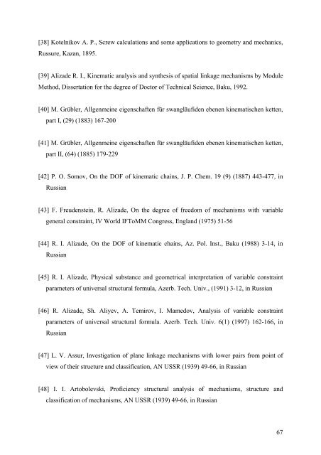 Kinematic and Dynamic Analysis of Spatial Six Degree of Freedom ...