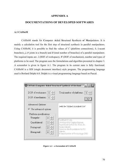 Kinematic and Dynamic Analysis of Spatial Six Degree of Freedom ...