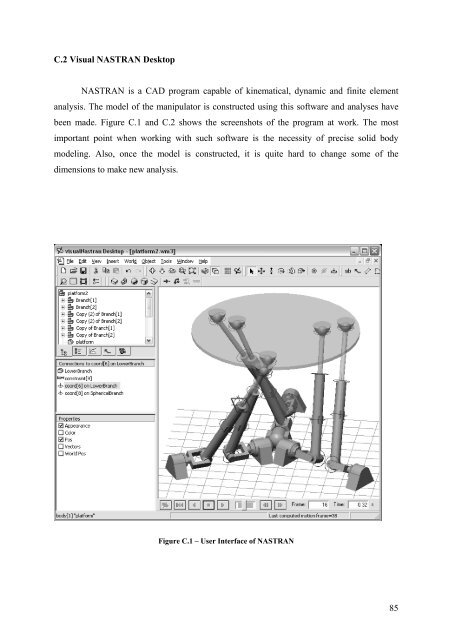 Kinematic and Dynamic Analysis of Spatial Six Degree of Freedom ...