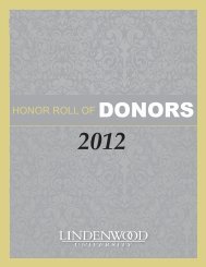 2012 Honor Roll of Donors.pdf - Library - Lindenwood University