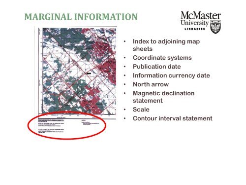 MAP SKILLS FOR ENVIRONMENTAL SCIENCE - McMaster University