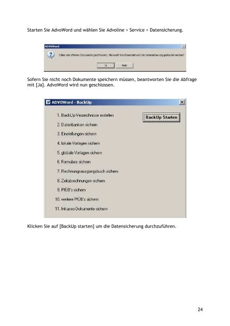 Anleitung zur Installation von AdvoWord und AdvoPfÜB ... - AnNoText