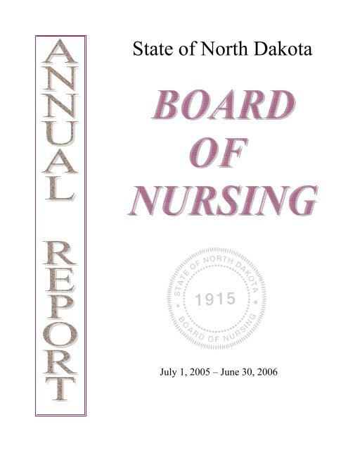2005-2006 - North Dakota State Library - State of North Dakota