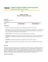 Fraternities, Sororities And Honor Societies - Libraries - NDSU