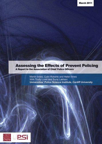 Assessing the Effects of Prevent Policing - Association of Chief ...