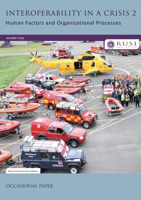 INTEROPERABILITY IN A CRISIS 2 - RUSI