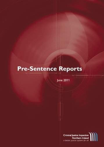 Pre-Sentence Reports - cjini