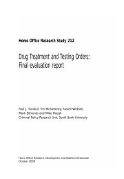 Drug treatment and testing orders - National Police Library Online ...