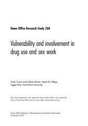 Vulnerability and involvement in drug use and ... - Sex Work Europe