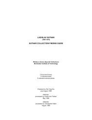 ladislav sutnar sutnar collection finding guide - RIT Libraries ...