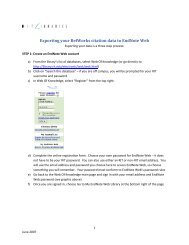 Exporting your RefWorks citation data to EndNote Web - RIT Libraries