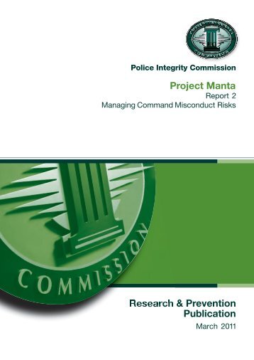 Manta 2 Report.pdf - Police Integrity Commission - NSW Government