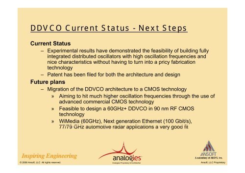 Fully Integrated Differential Distributed VCO using Ansoft IC Solution