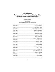 Annual Program Published for the 73rd Annual Meeting of the ...