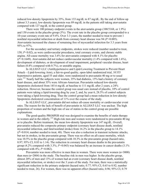 (Statins) and Fixed-dose Combination Products Containing a Statin