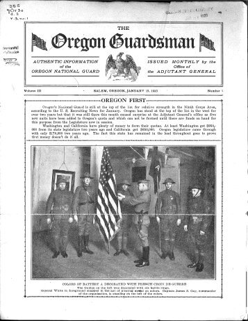 Vol. 3, no. 1 - Oregon State Library: State Employee Information ...