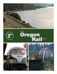 2010 Oregon Rail Study - State of Oregon