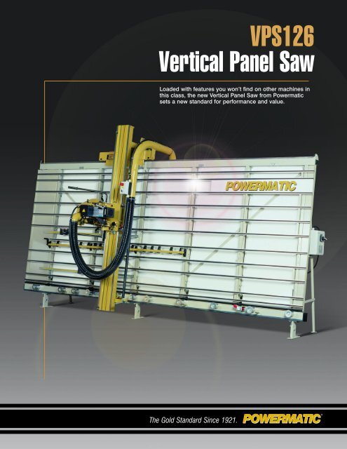 VPS126 Vertical Panel Saw