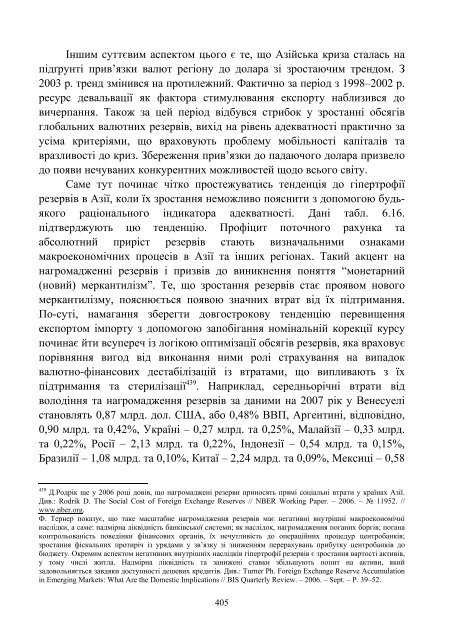 Монографія МОНЕТАРНІ ЗАСАДИ ГЛОБАЛЬНОЇ ФІНАНСОВОЇ ...