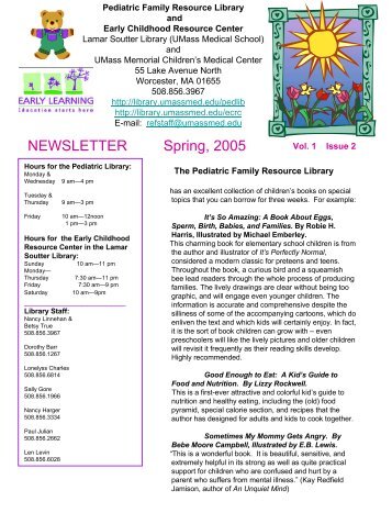 NEWSLETTER Spring, 2005 - Lamar Soutter Library