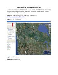 How to use Web Map Service (WMS) with Google Earth A web map ...